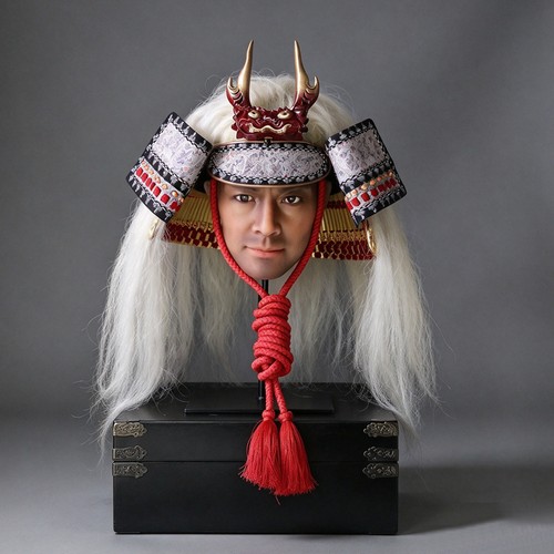 Japanese samurai armor helmet - armor,